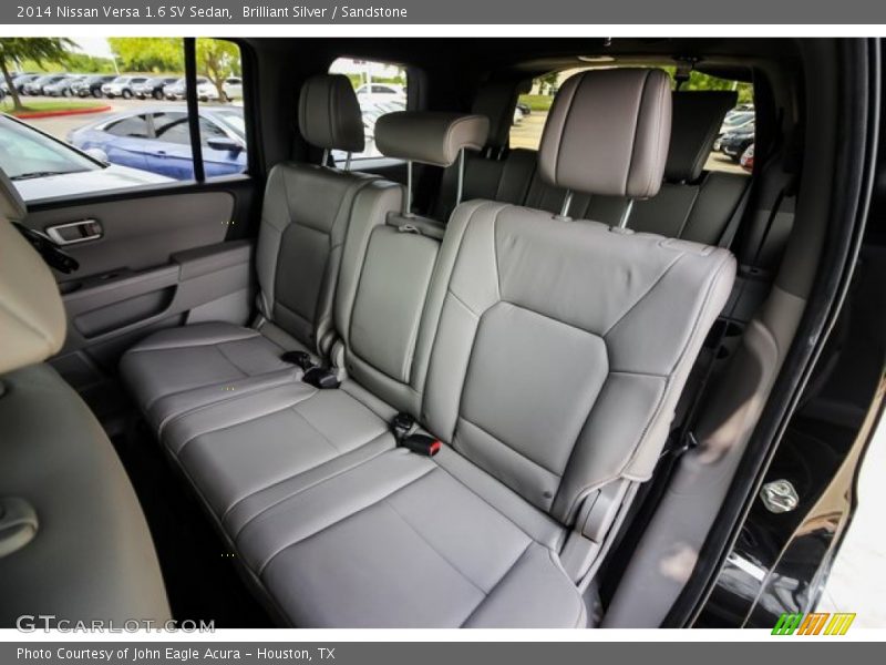Brilliant Silver / Sandstone 2014 Nissan Versa 1.6 SV Sedan