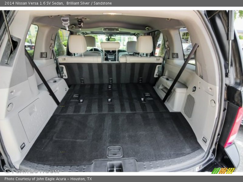 Brilliant Silver / Sandstone 2014 Nissan Versa 1.6 SV Sedan