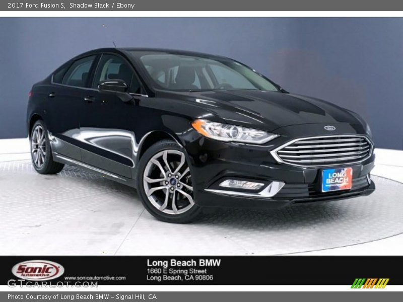 Shadow Black / Ebony 2017 Ford Fusion S