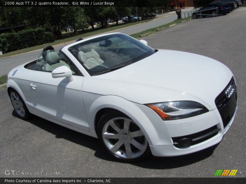 Ibis White / Luxor Beige 2008 Audi TT 3.2 quattro Roadster