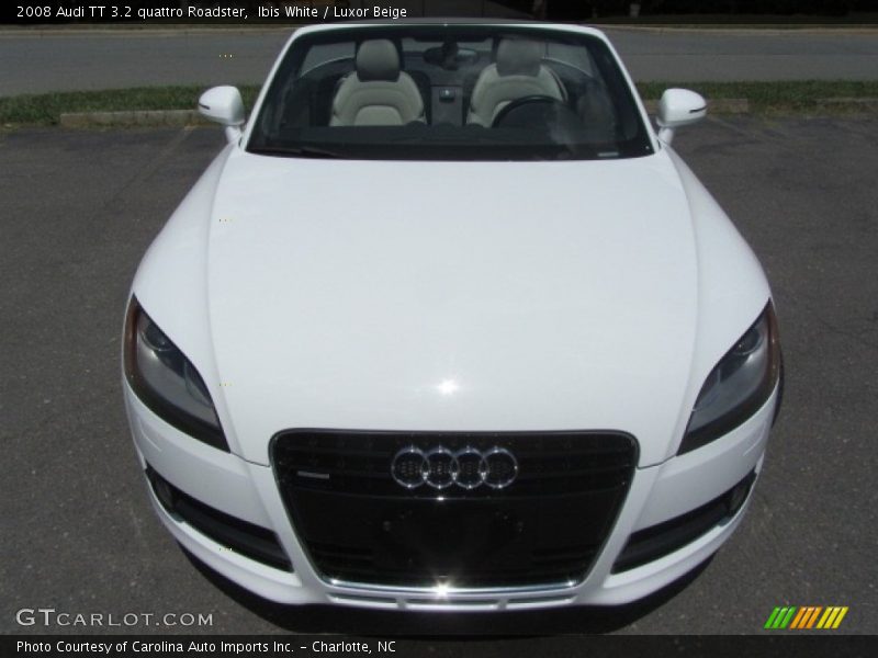 Ibis White / Luxor Beige 2008 Audi TT 3.2 quattro Roadster