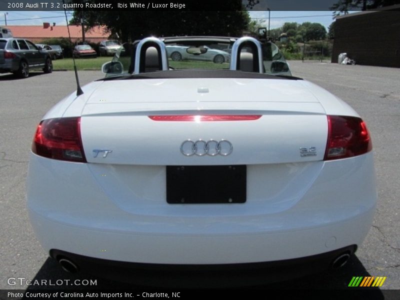 Ibis White / Luxor Beige 2008 Audi TT 3.2 quattro Roadster