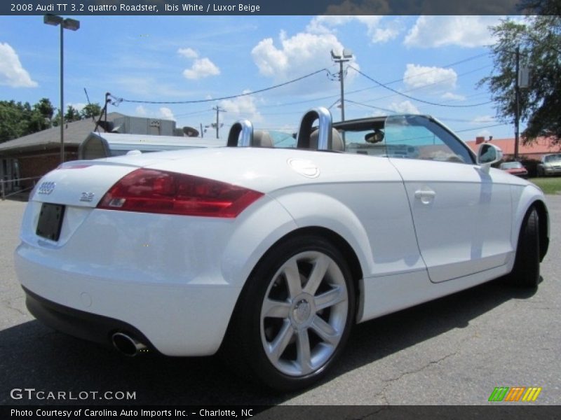 Ibis White / Luxor Beige 2008 Audi TT 3.2 quattro Roadster