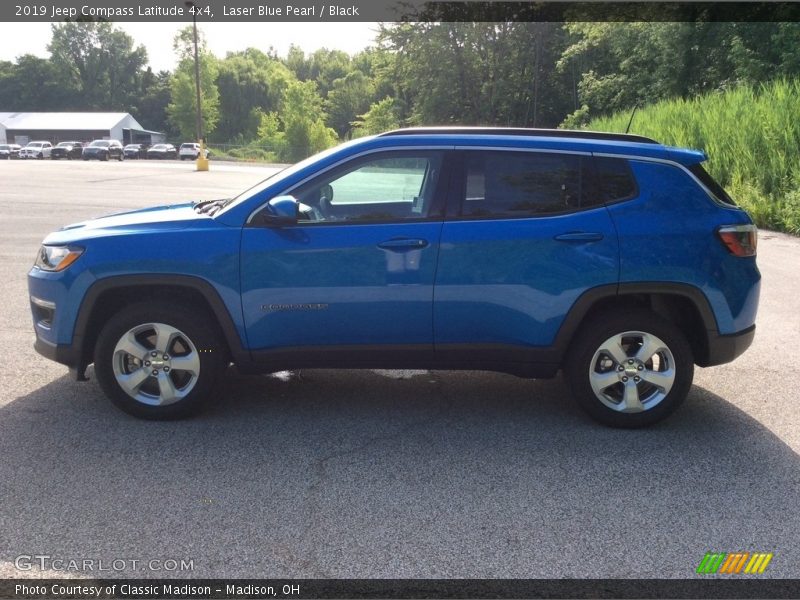 Laser Blue Pearl / Black 2019 Jeep Compass Latitude 4x4