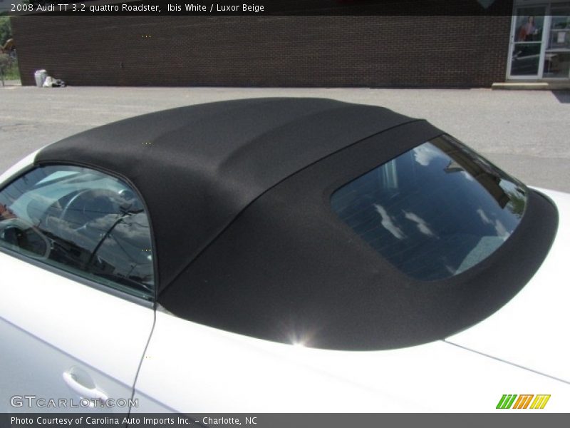Ibis White / Luxor Beige 2008 Audi TT 3.2 quattro Roadster