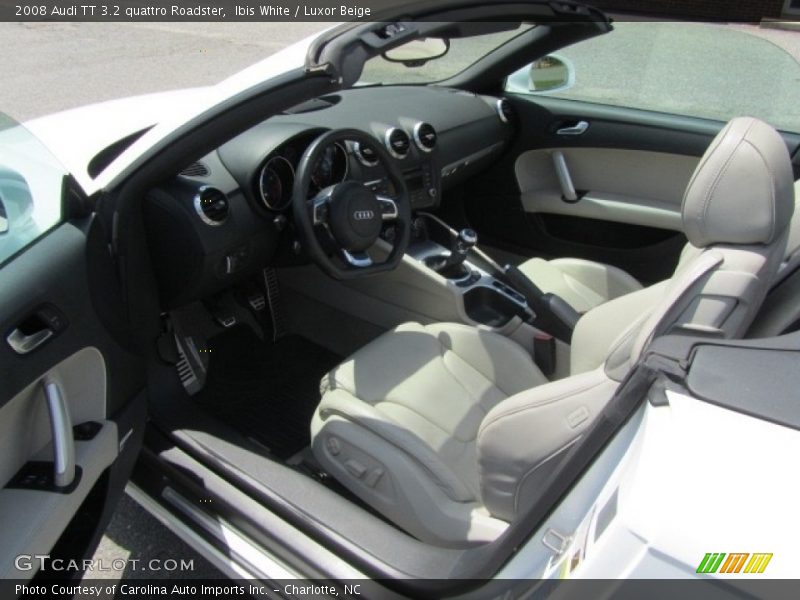 Ibis White / Luxor Beige 2008 Audi TT 3.2 quattro Roadster
