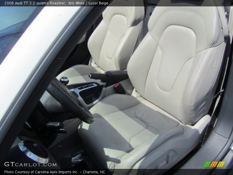 Ibis White / Luxor Beige 2008 Audi TT 3.2 quattro Roadster