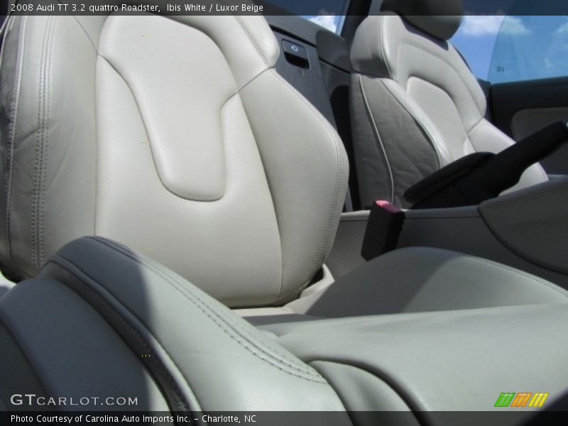 Ibis White / Luxor Beige 2008 Audi TT 3.2 quattro Roadster