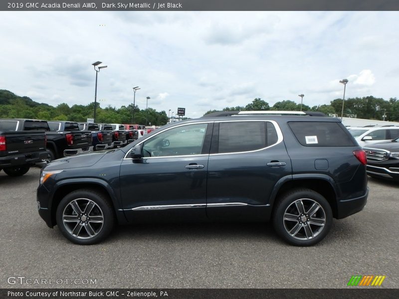 Dark Sky Metallic / Jet Black 2019 GMC Acadia Denali AWD