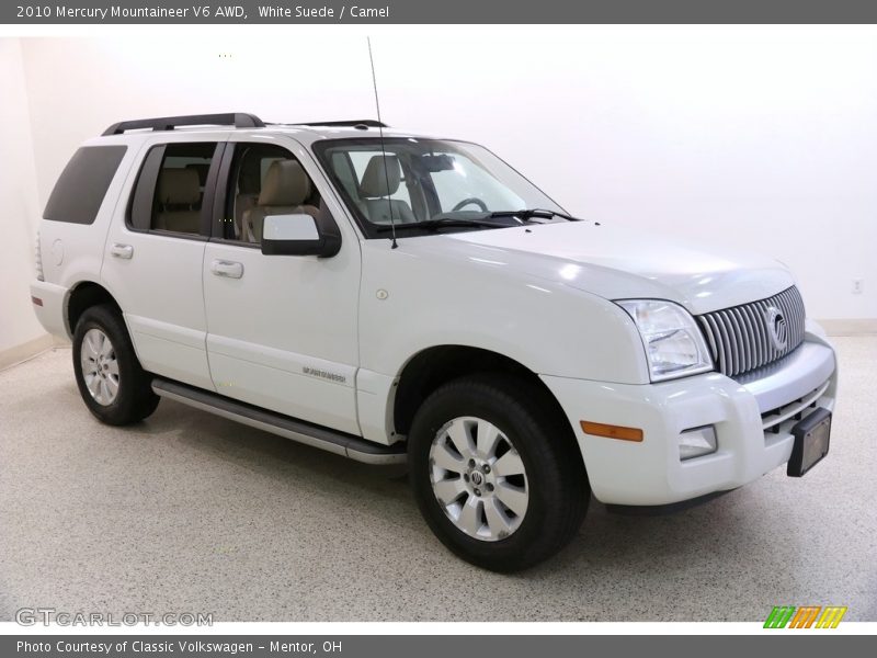 White Suede / Camel 2010 Mercury Mountaineer V6 AWD
