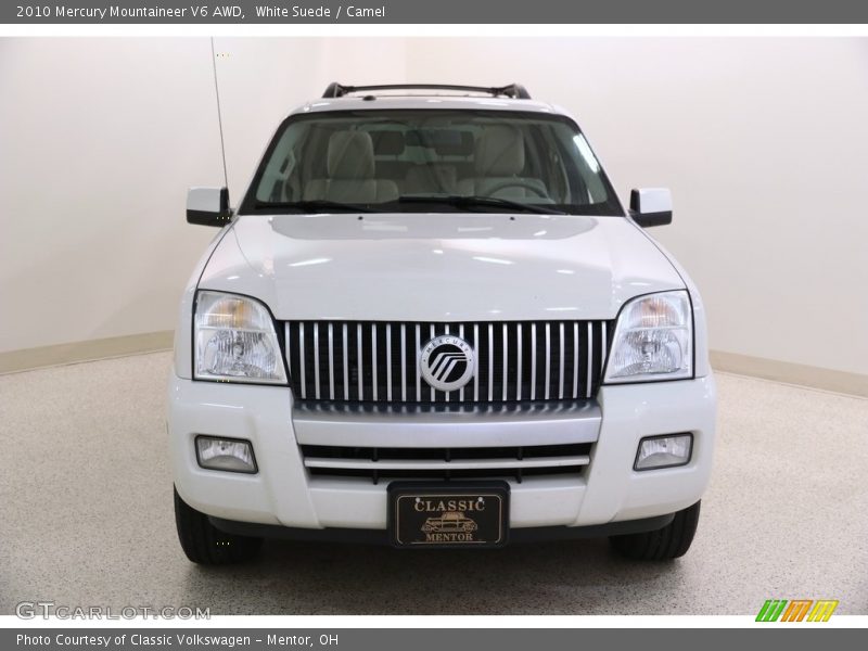 White Suede / Camel 2010 Mercury Mountaineer V6 AWD