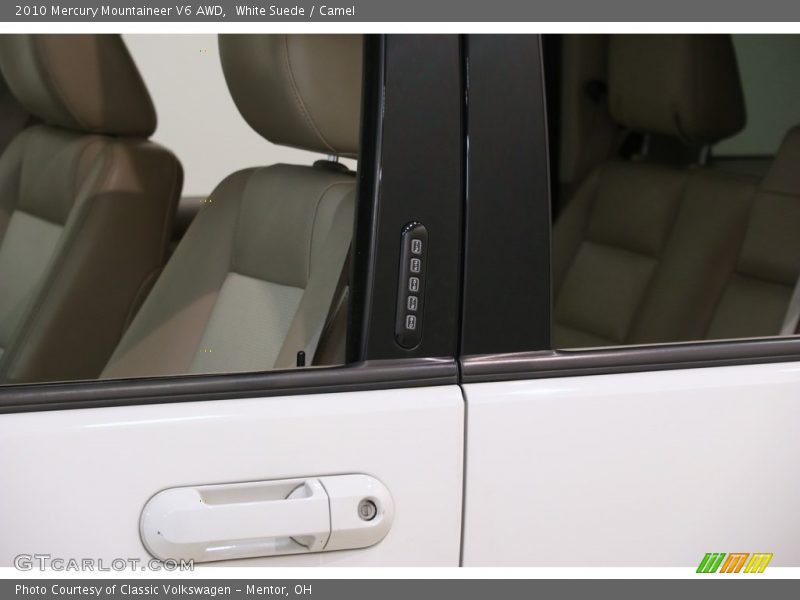 White Suede / Camel 2010 Mercury Mountaineer V6 AWD