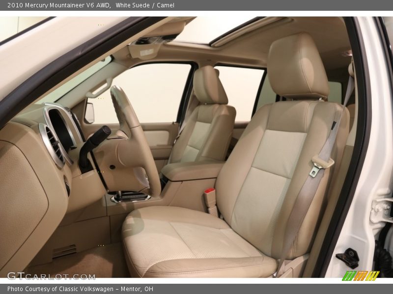 White Suede / Camel 2010 Mercury Mountaineer V6 AWD