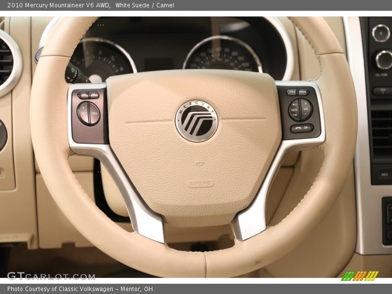 White Suede / Camel 2010 Mercury Mountaineer V6 AWD