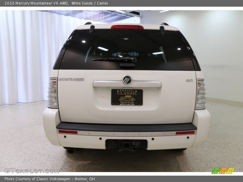 White Suede / Camel 2010 Mercury Mountaineer V6 AWD