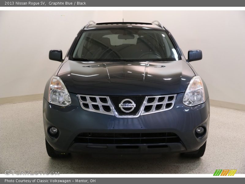 Graphite Blue / Black 2013 Nissan Rogue SV