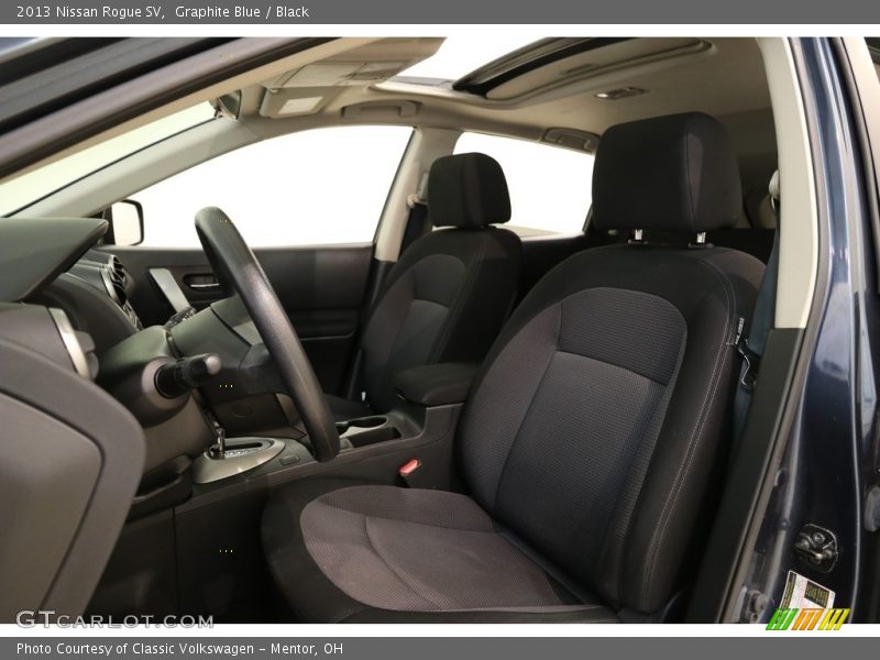 Graphite Blue / Black 2013 Nissan Rogue SV