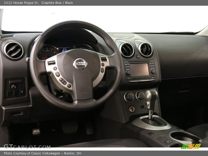 Graphite Blue / Black 2013 Nissan Rogue SV