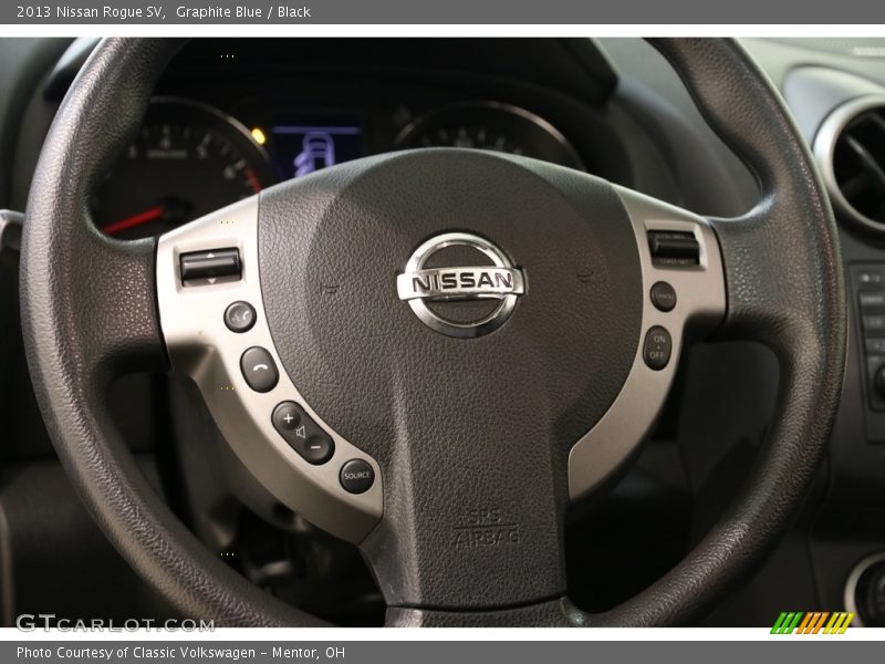 Graphite Blue / Black 2013 Nissan Rogue SV
