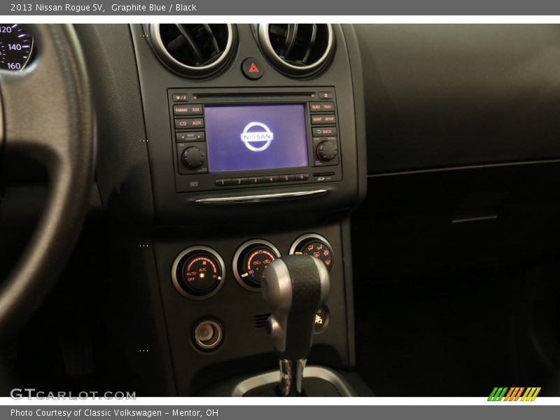 Graphite Blue / Black 2013 Nissan Rogue SV