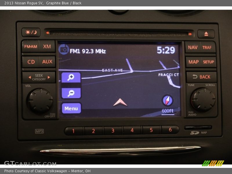 Graphite Blue / Black 2013 Nissan Rogue SV