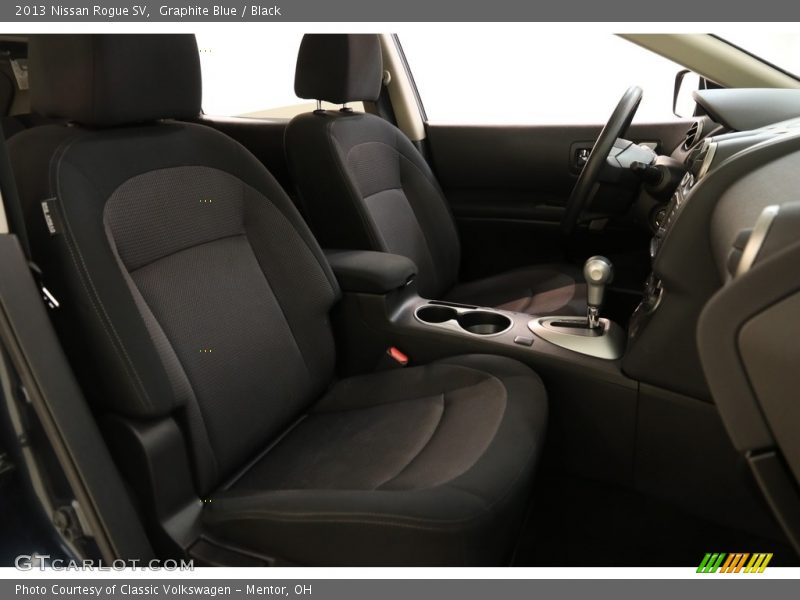 Graphite Blue / Black 2013 Nissan Rogue SV