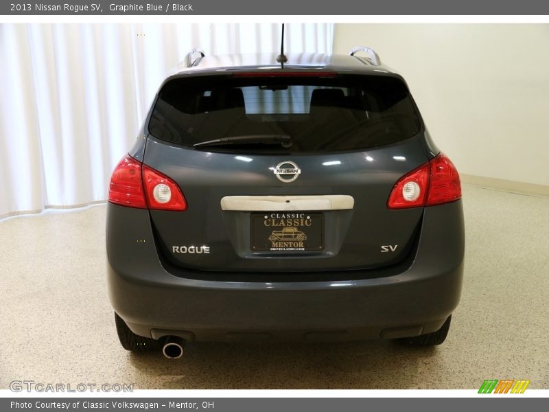 Graphite Blue / Black 2013 Nissan Rogue SV