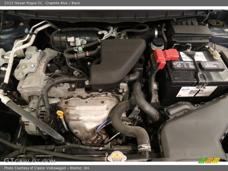 Graphite Blue / Black 2013 Nissan Rogue SV
