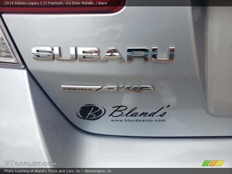 Ice Silver Metallic / Black 2014 Subaru Legacy 2.5i Premium