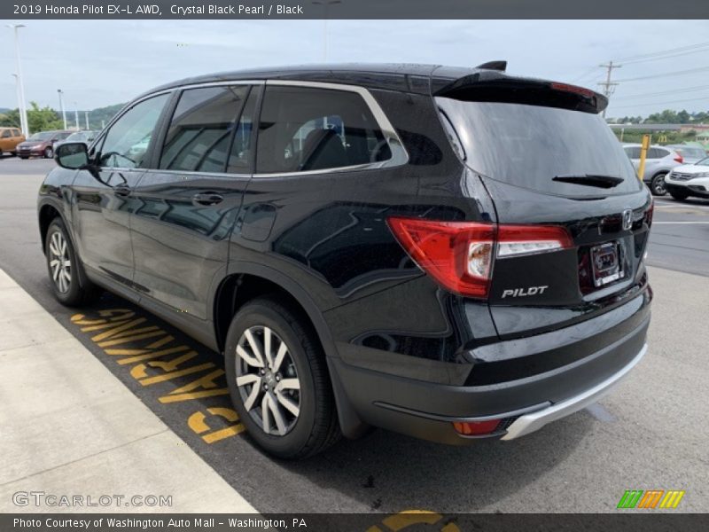 Crystal Black Pearl / Black 2019 Honda Pilot EX-L AWD