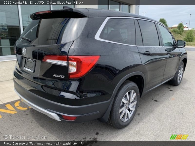 Crystal Black Pearl / Black 2019 Honda Pilot EX-L AWD