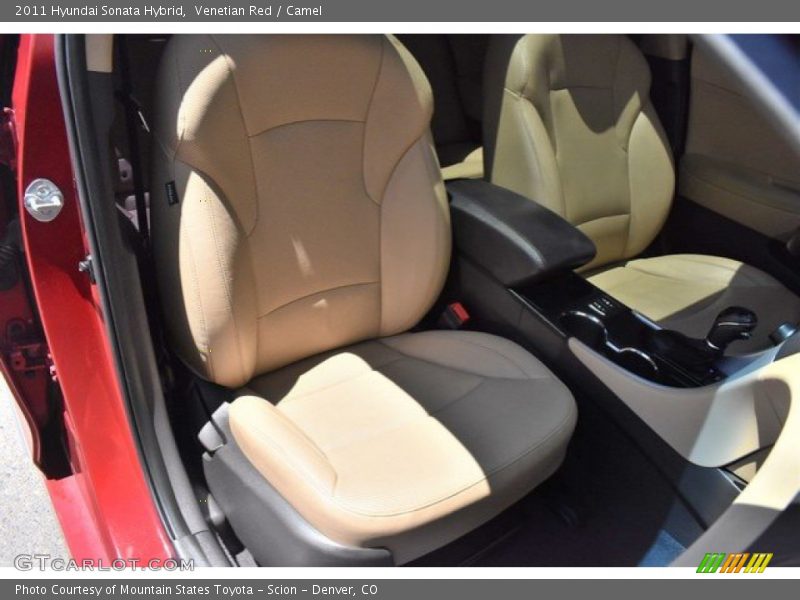 Venetian Red / Camel 2011 Hyundai Sonata Hybrid