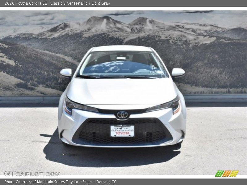 Classic Silver Metallic / Light Gray 2020 Toyota Corolla LE