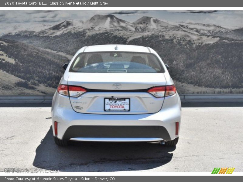 Classic Silver Metallic / Light Gray 2020 Toyota Corolla LE