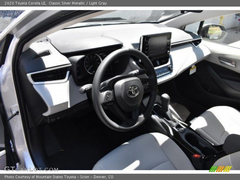 Classic Silver Metallic / Light Gray 2020 Toyota Corolla LE