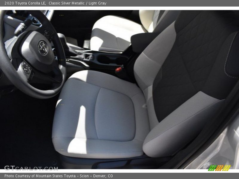 Classic Silver Metallic / Light Gray 2020 Toyota Corolla LE
