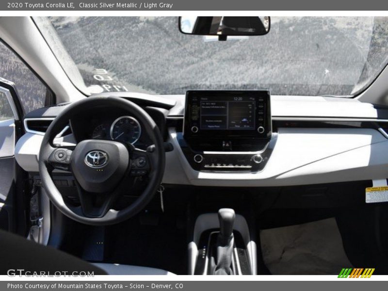 Classic Silver Metallic / Light Gray 2020 Toyota Corolla LE