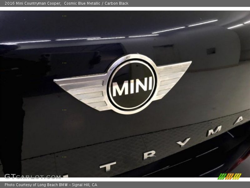 Cosmic Blue Metallic / Carbon Black 2016 Mini Countryman Cooper