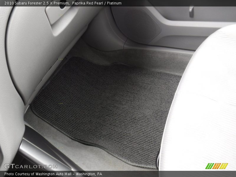 Paprika Red Pearl / Platinum 2010 Subaru Forester 2.5 X Premium