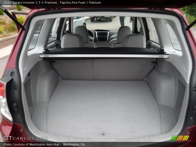 Paprika Red Pearl / Platinum 2010 Subaru Forester 2.5 X Premium