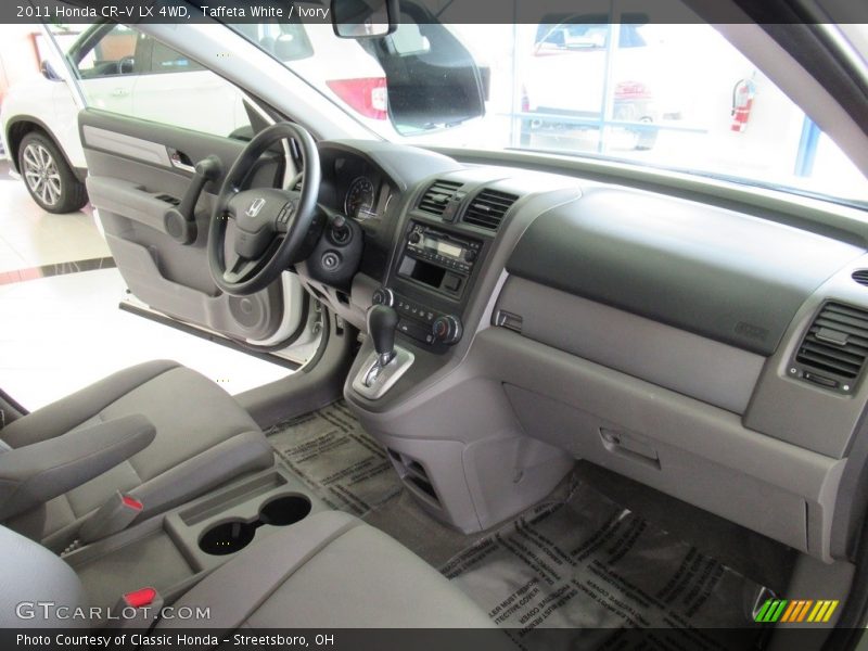 Taffeta White / Ivory 2011 Honda CR-V LX 4WD