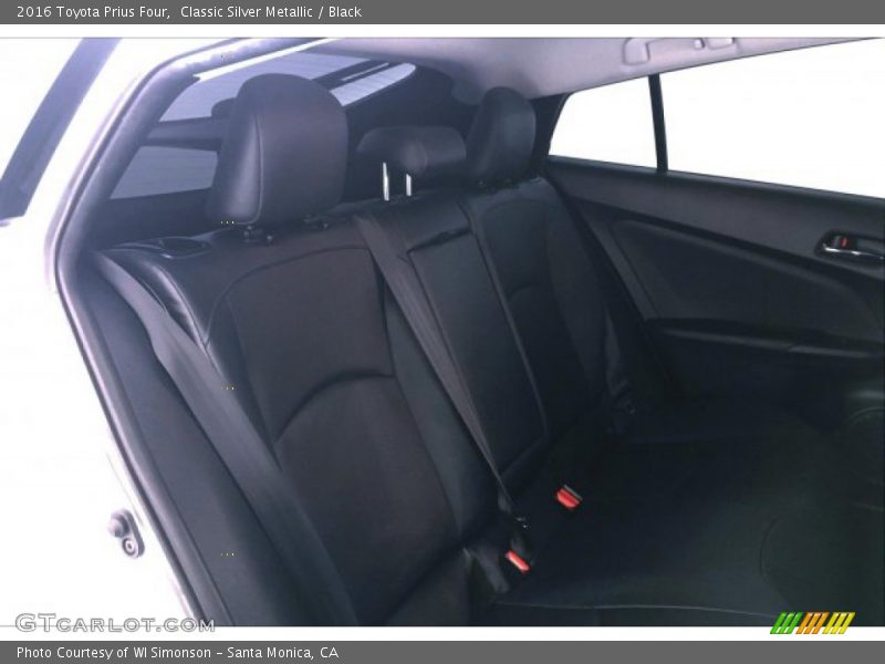 Classic Silver Metallic / Black 2016 Toyota Prius Four