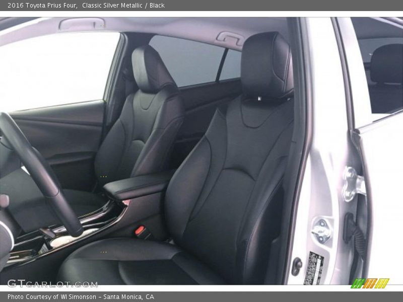 Classic Silver Metallic / Black 2016 Toyota Prius Four
