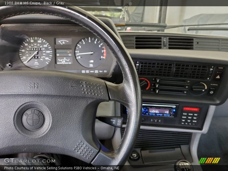 Controls of 1988 M6 Coupe