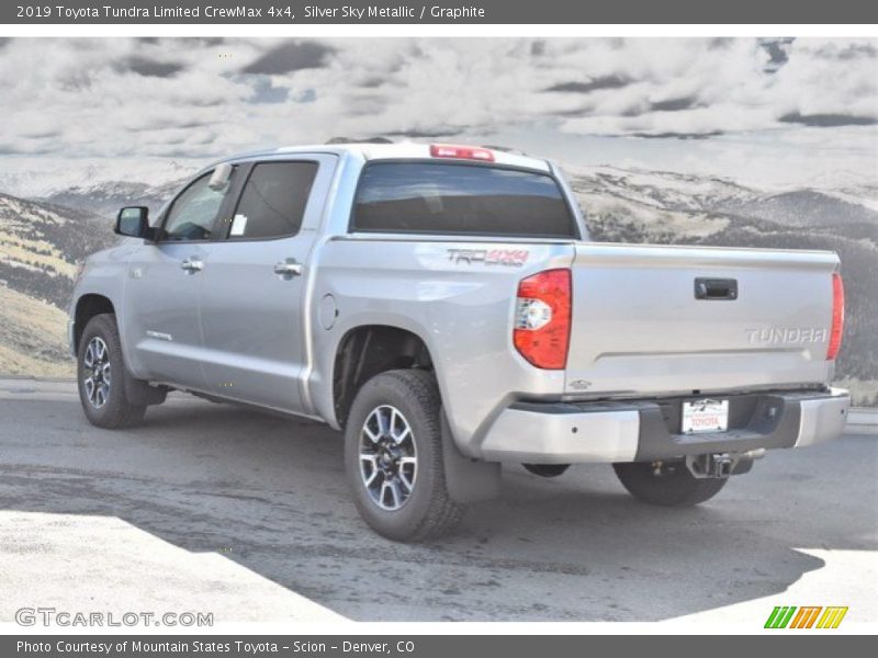 Silver Sky Metallic / Graphite 2019 Toyota Tundra Limited CrewMax 4x4