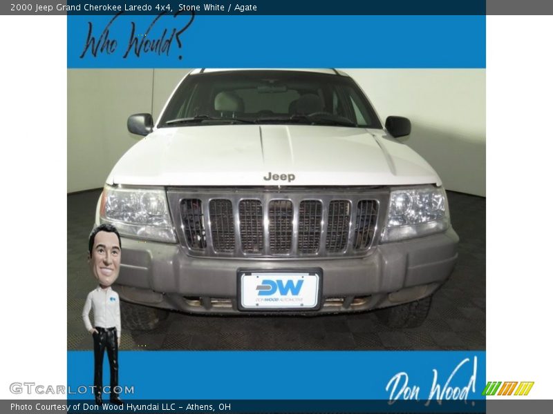 Stone White / Agate 2000 Jeep Grand Cherokee Laredo 4x4