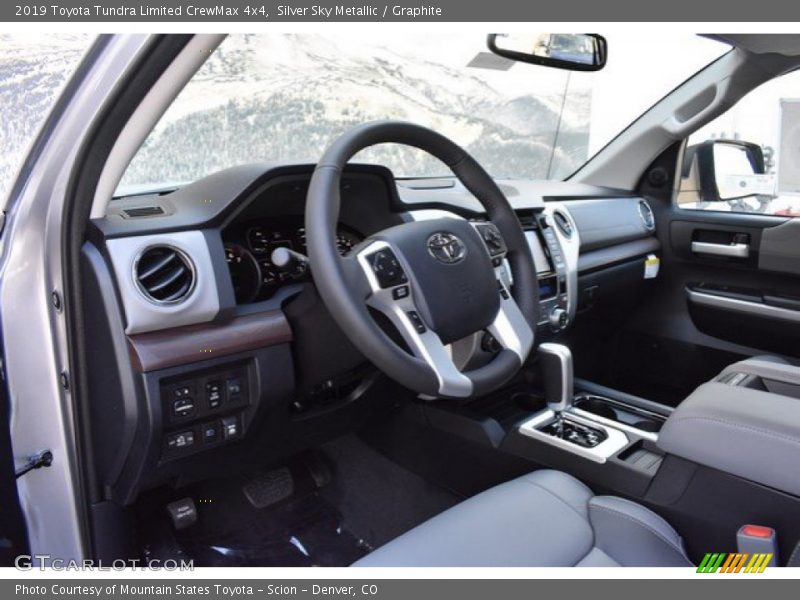 Silver Sky Metallic / Graphite 2019 Toyota Tundra Limited CrewMax 4x4