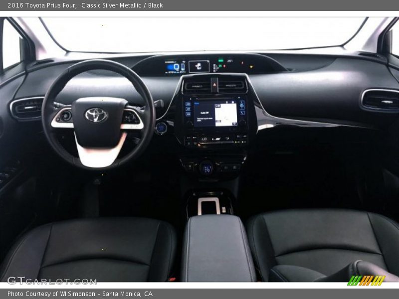Classic Silver Metallic / Black 2016 Toyota Prius Four