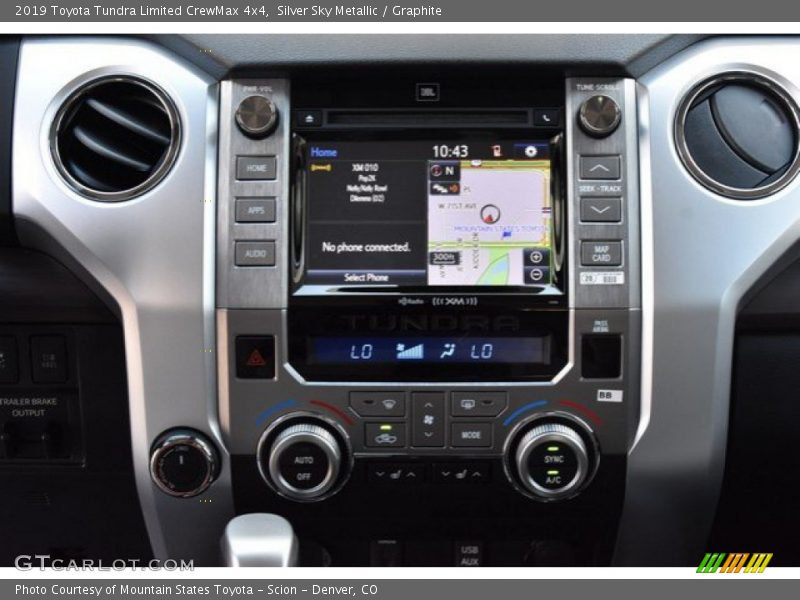 Silver Sky Metallic / Graphite 2019 Toyota Tundra Limited CrewMax 4x4