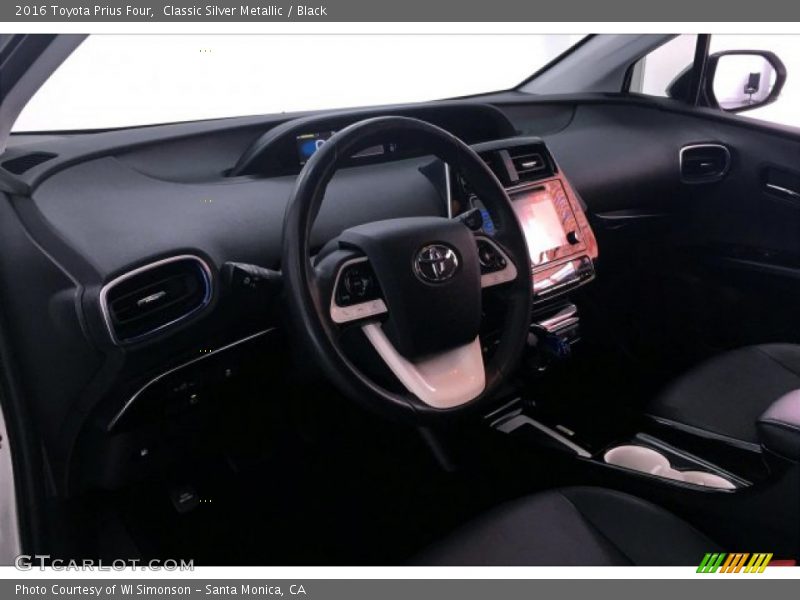 Classic Silver Metallic / Black 2016 Toyota Prius Four